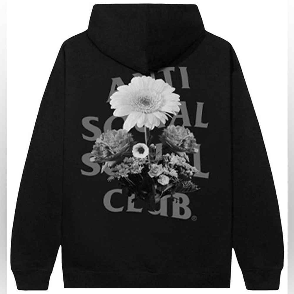 Anti Social Social Club The Ghost Of You And Me Hoodie 'Black'- S